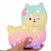 Load image into Gallery viewer, jumbo sheep alpaca squishy cute galaxy slow rising animal squishy smooshy mushy squish wholesale exquisite kids gift