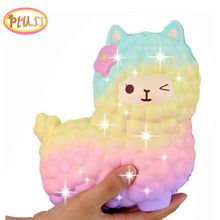 Load image into Gallery viewer, jumbo sheep alpaca squishy cute galaxy slow rising animal squishy smooshy mushy squish wholesale exquisite kids gift